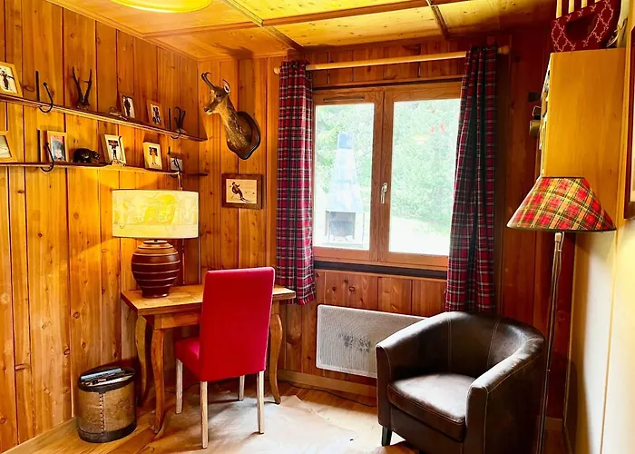 Chaleureux A Avec Vue Sur La Montagne Alpesi faház